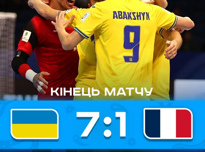 Ukraine's futsal team wins bronze at the World Cup