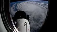 NASA astronaut shows Hurricane Milton from space, which caused Biden to postpone his trip to Ramstein