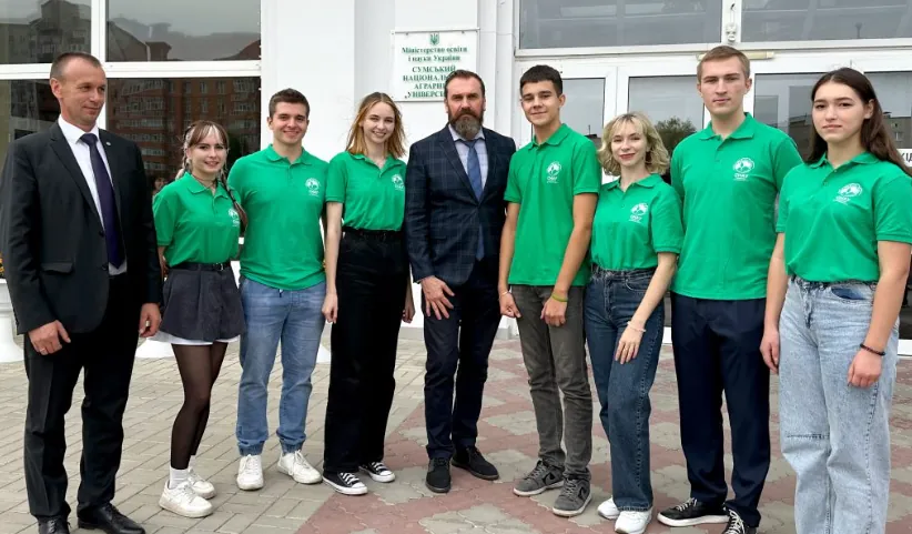 Leskovyi visited Sumy National Agrarian University: met with the university management and students