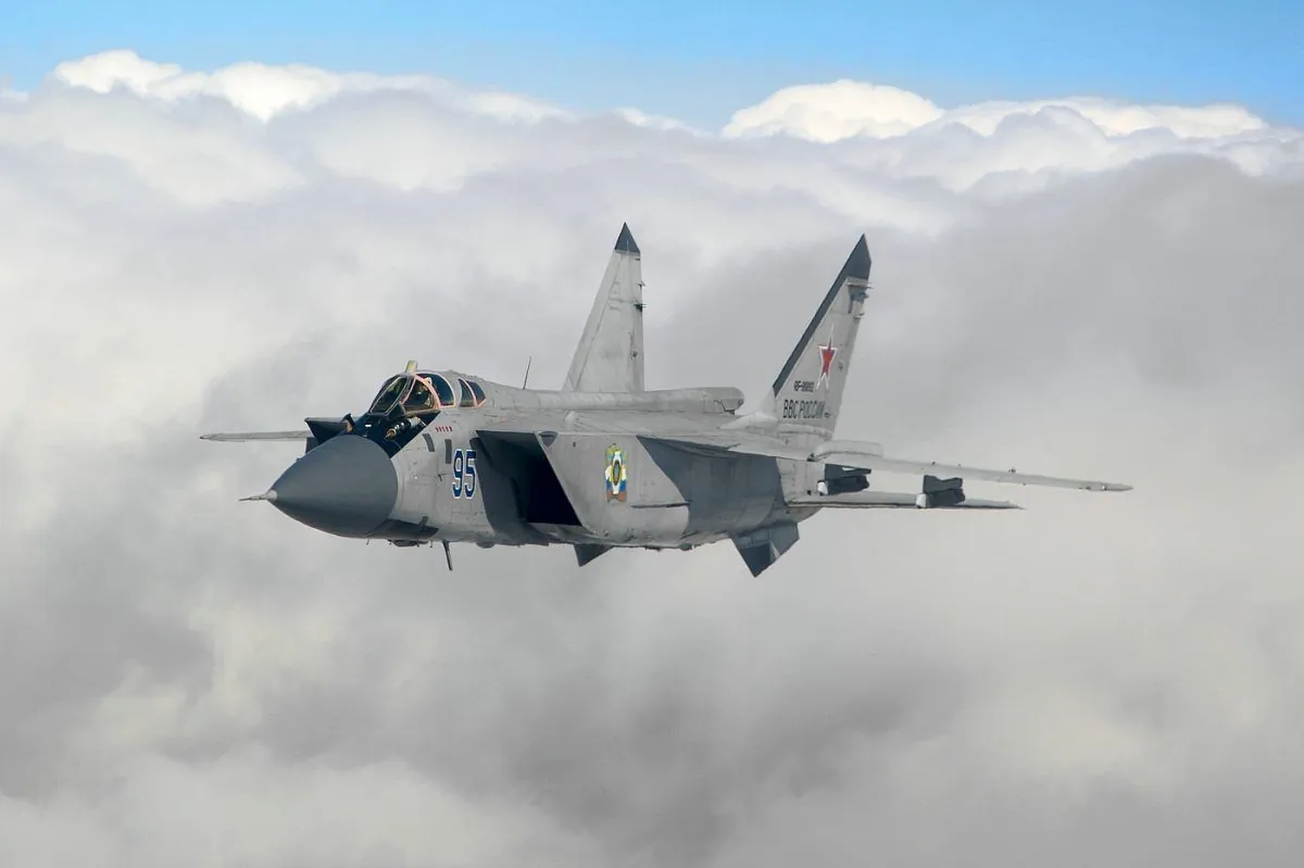 У білорусь прилетів другий російський МіГ-31К - "Гаюн" У білорусь прилетів другий російський МіГ-31К - "Гаюн"