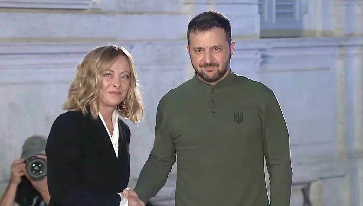 Zelenskyy arrives in Italy. Meeting with Prime Minister Maloney begins