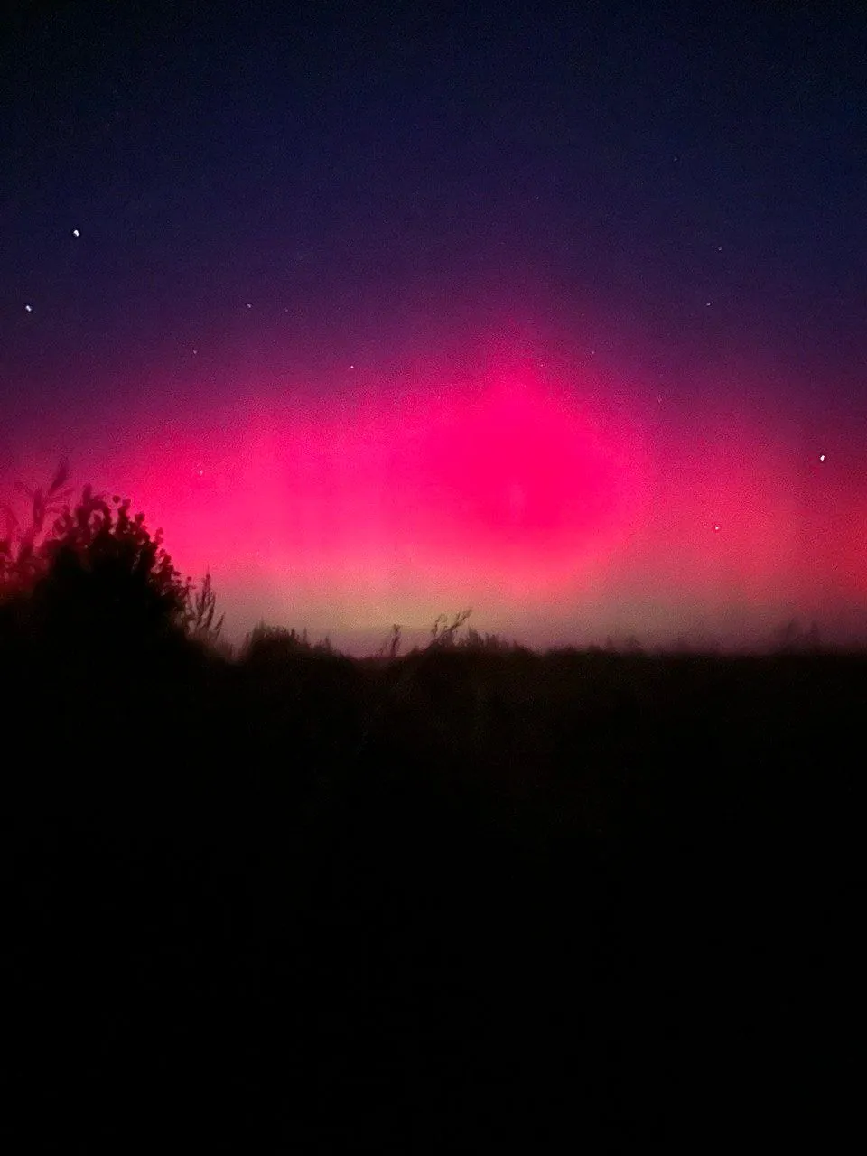 Northern Lights illuminate the night sky across Ukraine: photos