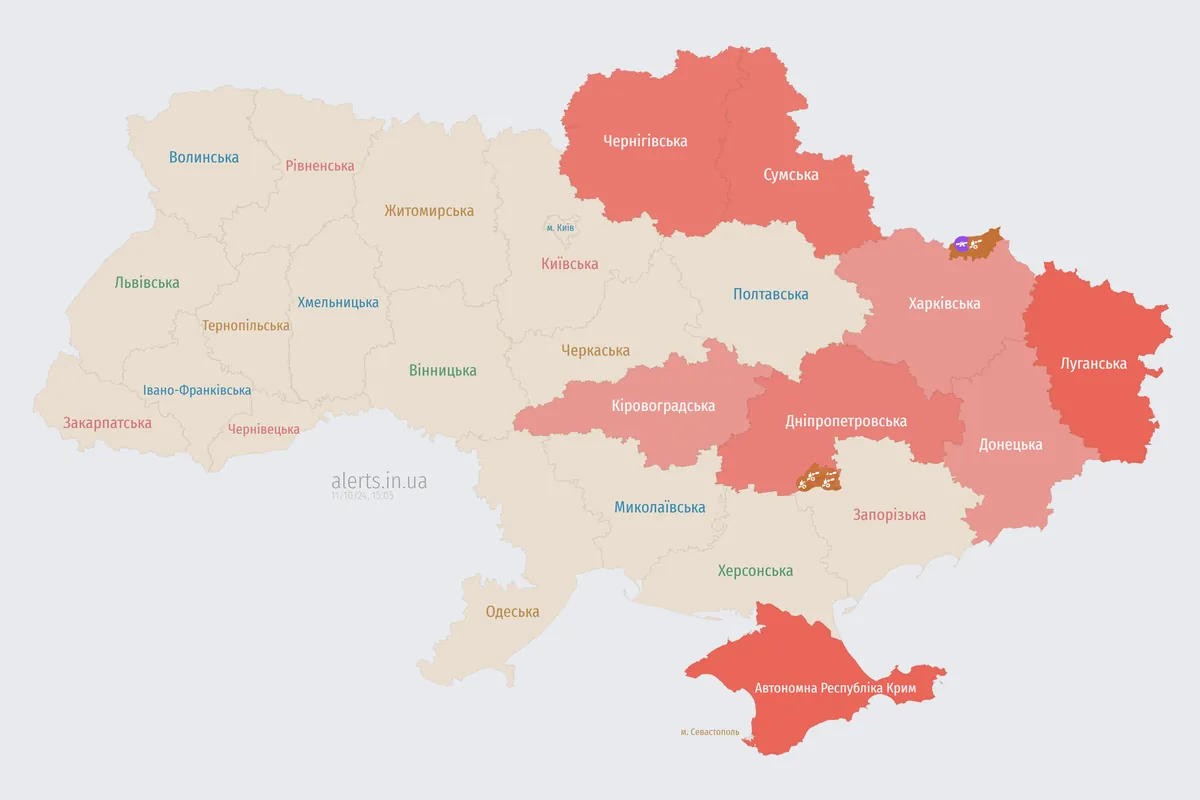 vozdushnie-sili-predupredili-o-vrazheskikh-dronakh-v-raionakh-chernigova-kropivnitskogo-i-dnepra