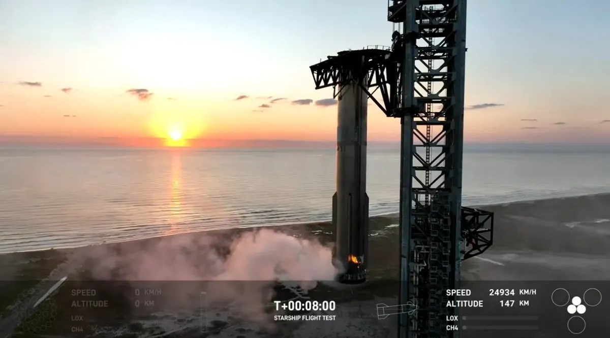 Historic landing: SpaceX successfully returns Starship Super Heavy to the launch pad