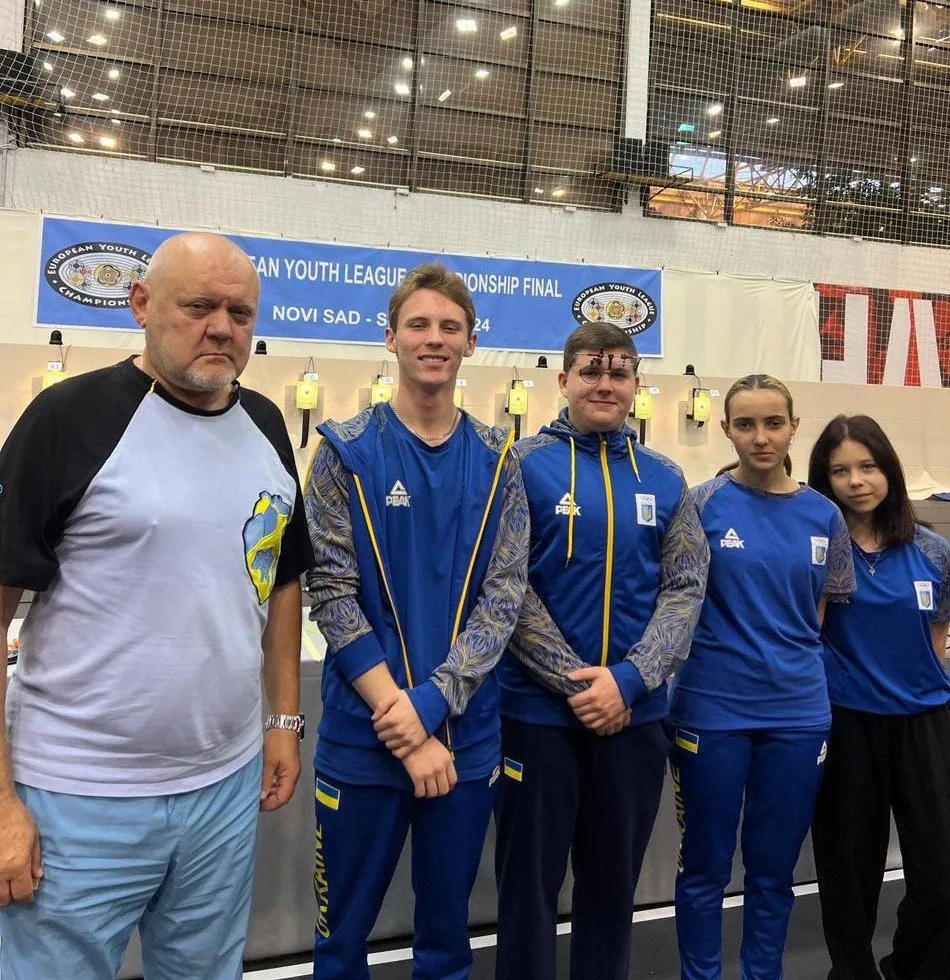 Ukrainian shooters win two gold medals at the European Youth League Final