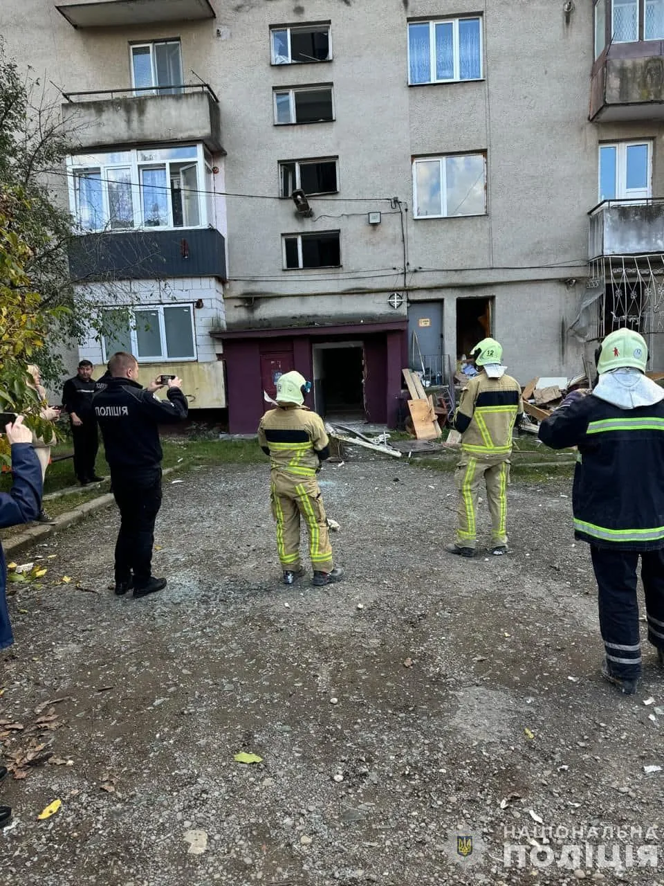 An explosion occurred in a high-rise building in Transcarpathia: one person died