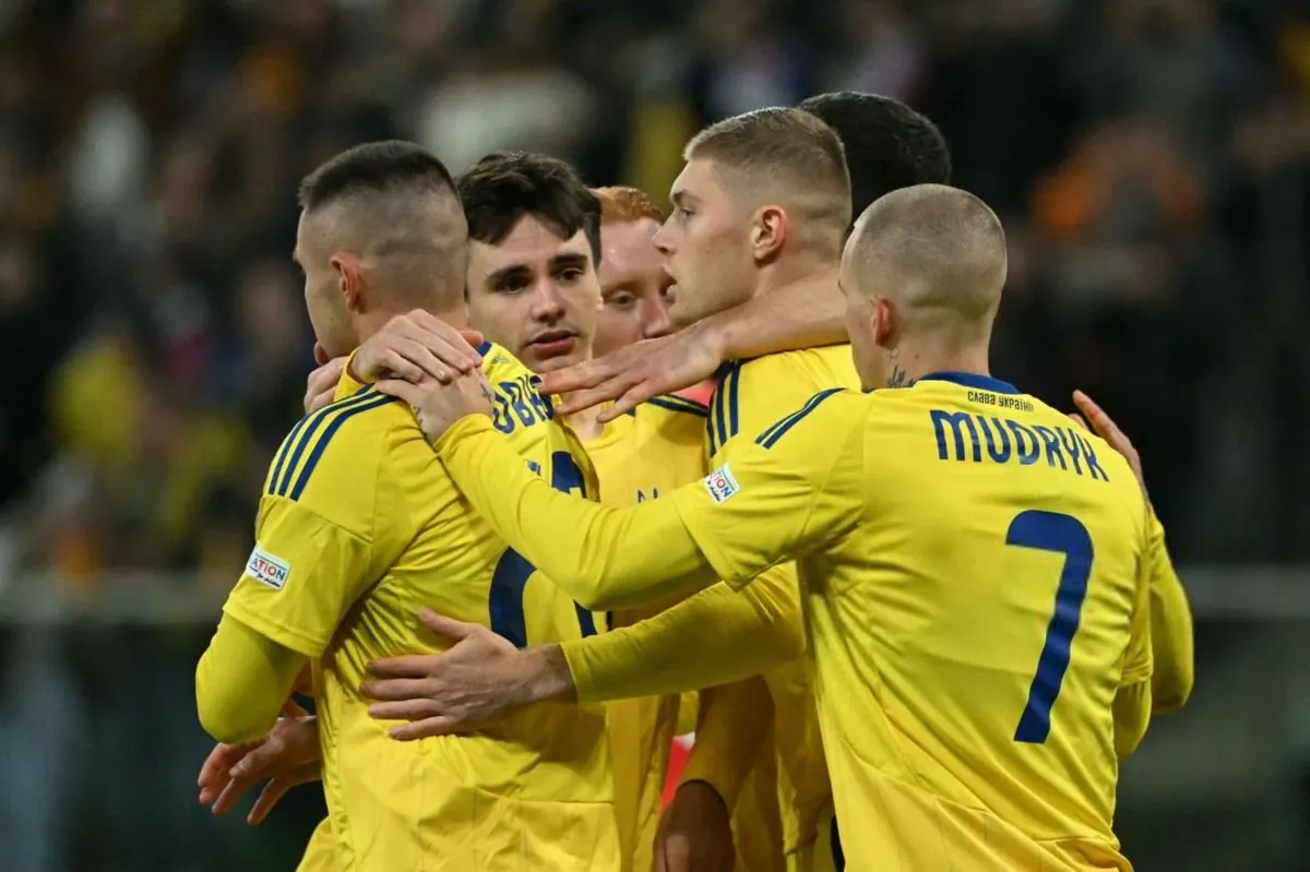 Ukraine's national team draws with the Czech Republic