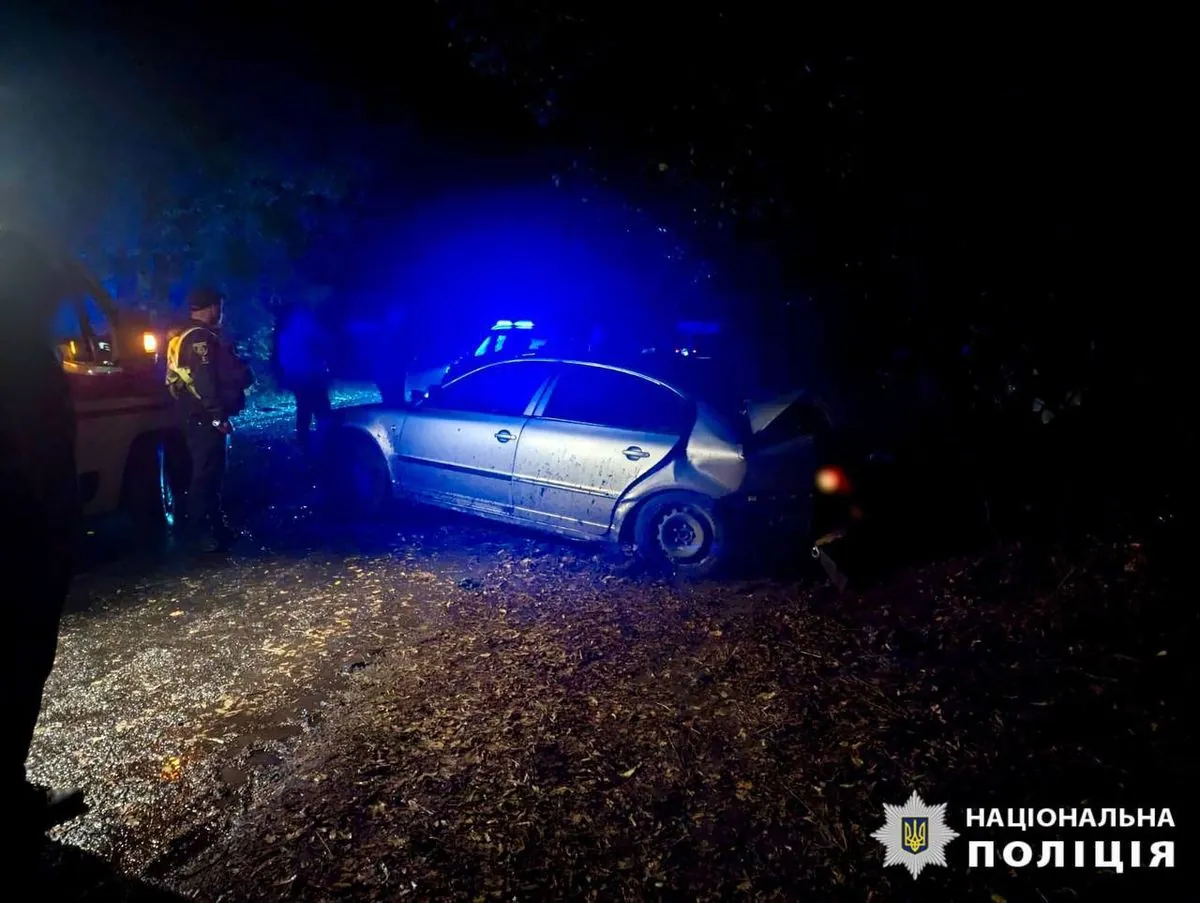 An accident in the Kyiv region: four people were injured in an accident