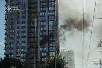 A fire broke out in a high-rise building in the center of Kyiv: what is known