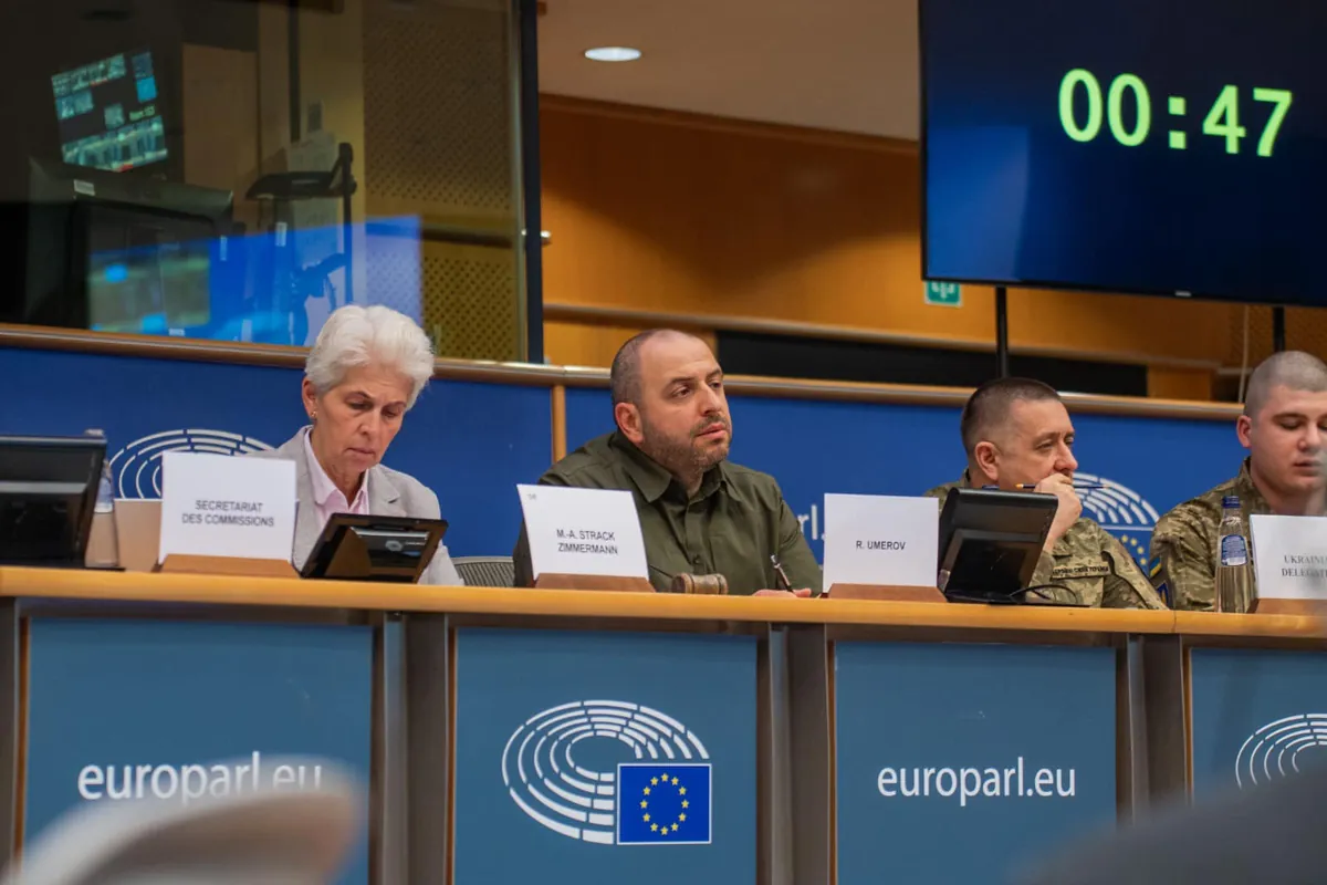 Umerov presents the Victory Plan in the European Parliament: Ukraine needs air defense and lifting restrictions on strikes on Russia