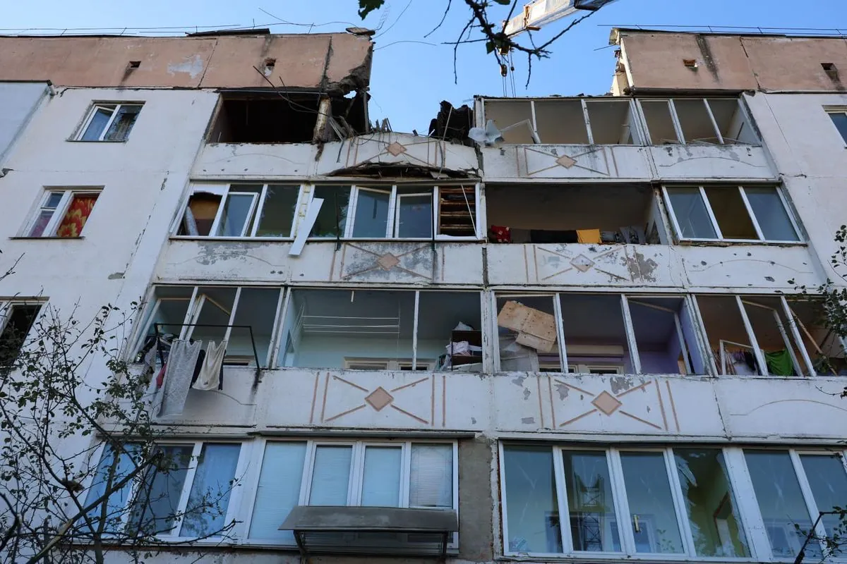 Russian attack on Kyiv region: 43 people evacuated from damaged building