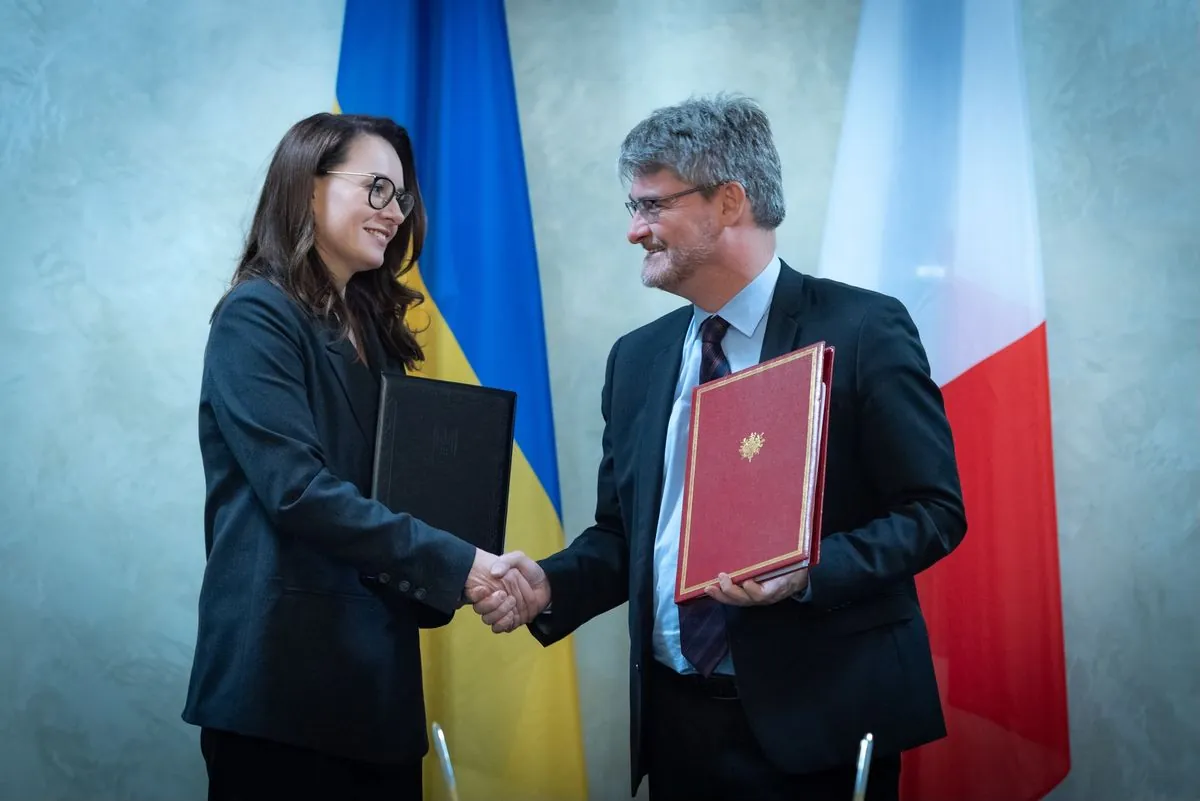 Ukraine and France sign a grant agreement worth EUR 200 million