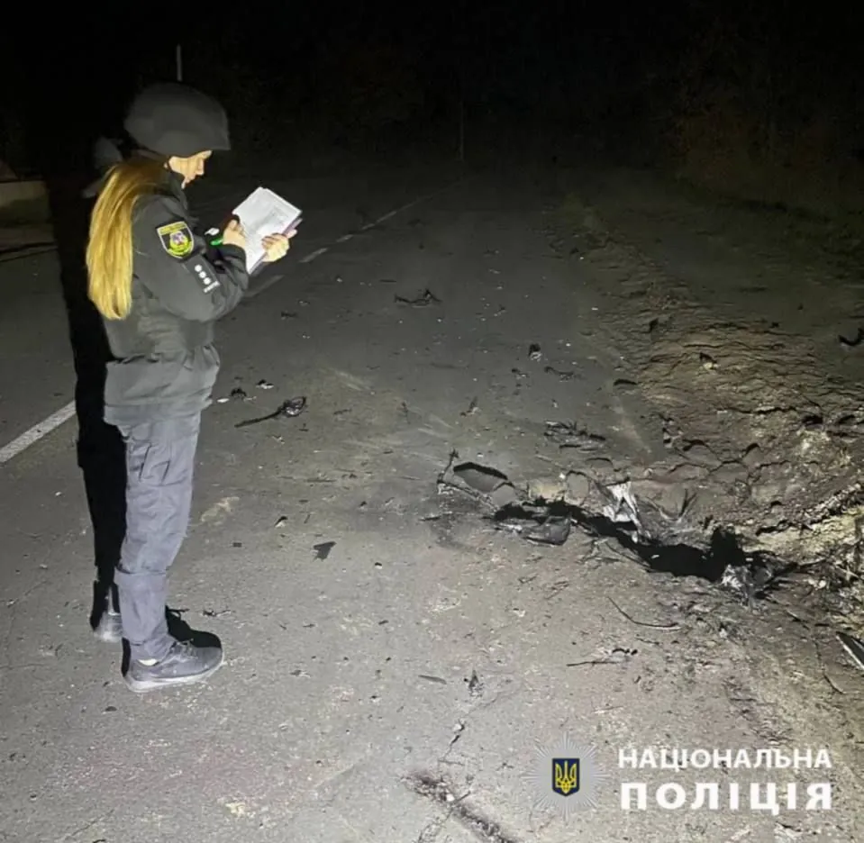 Russia's night attack on Kyiv region: drone debris damaged a transformer and windows in two businesses