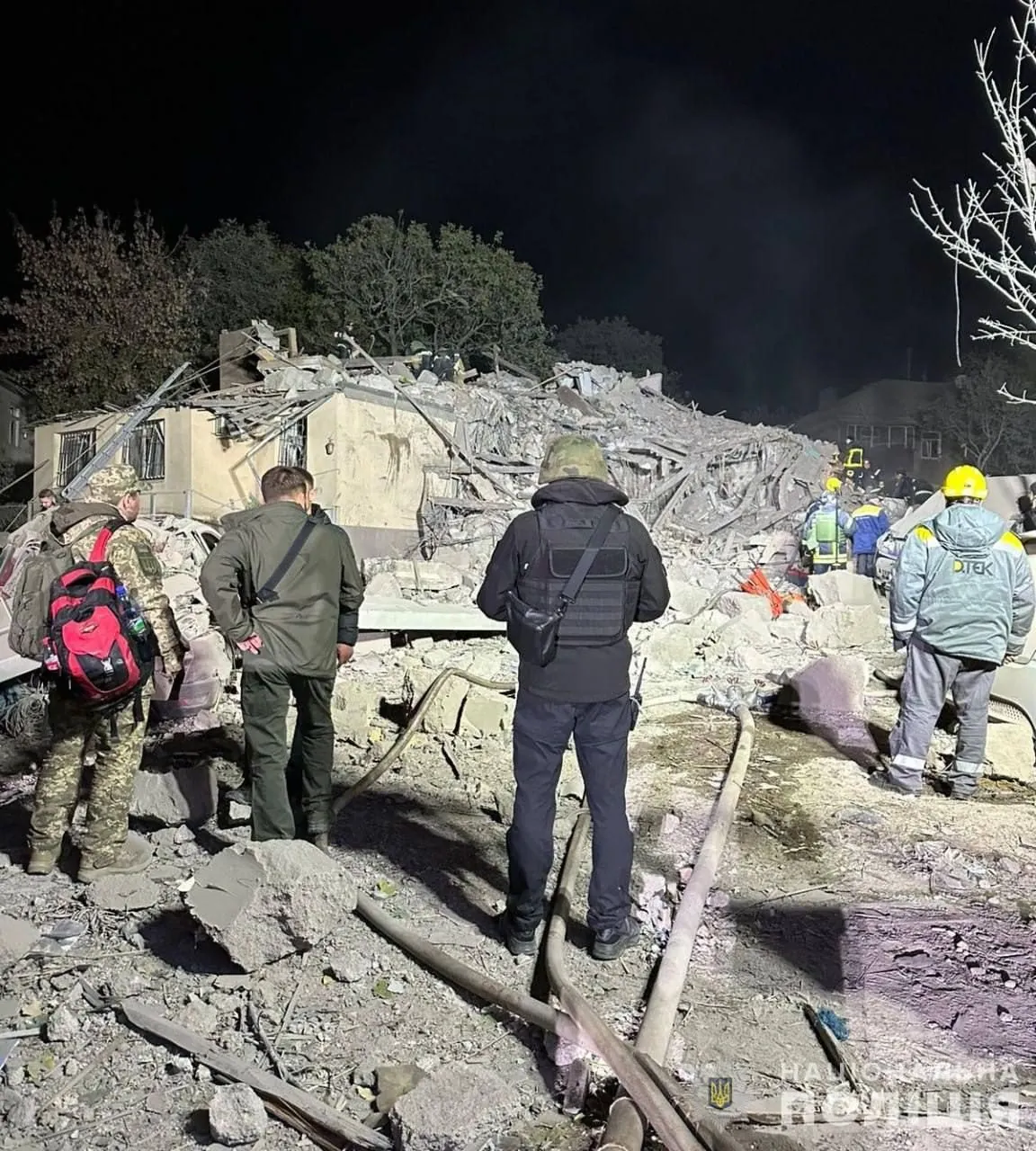 man-rescued-from-rubble-in-dnipro-after-missile-strike-children-injured