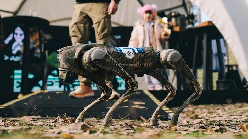 How a robot dog ran in Kyiv to support the military: a report from the Run4Victory race