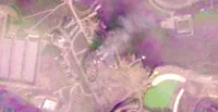 Satellite image of “University of Special Forces” named after Putin in Chechnya after drone attack appears