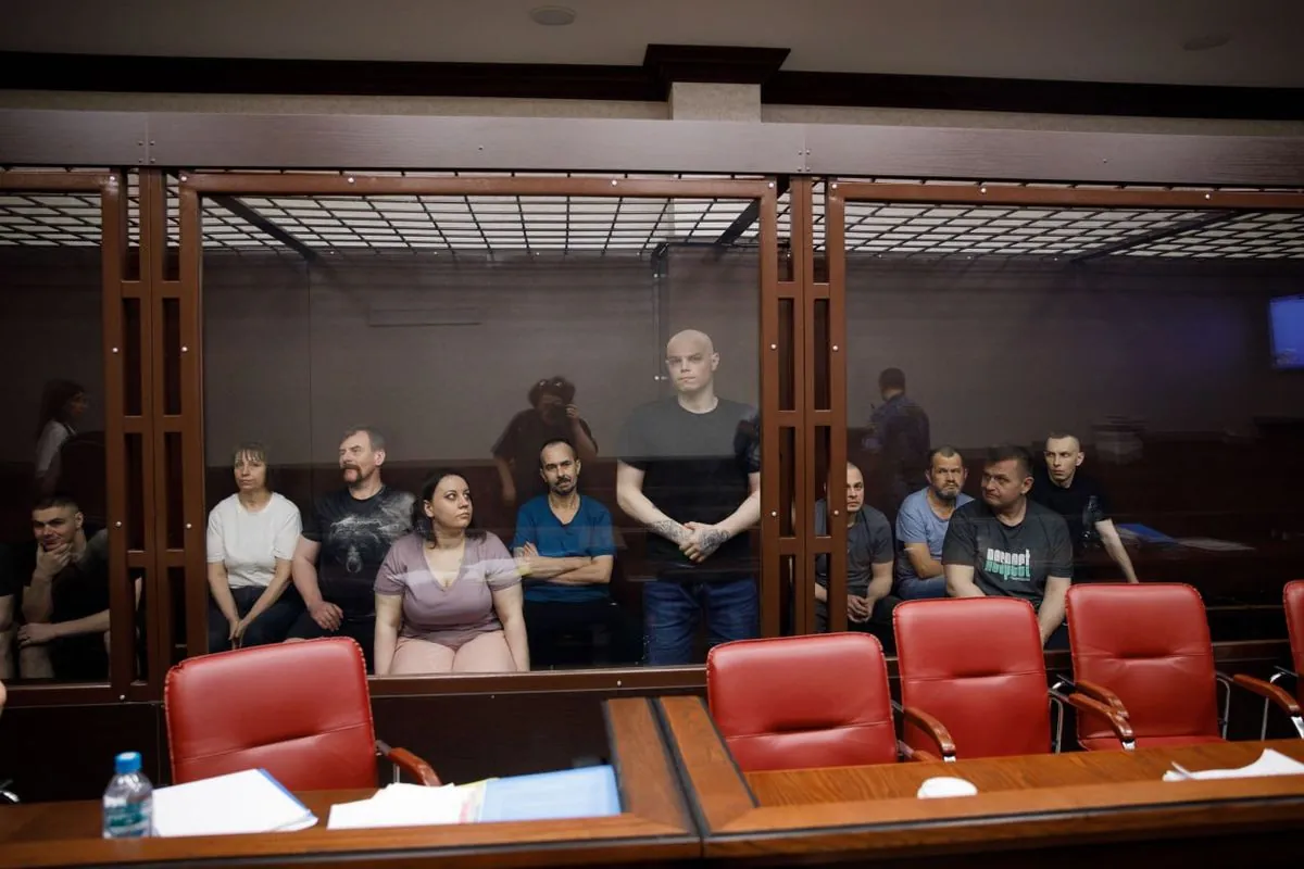 Rostov court closes trial of Ukrainian prisoners due to 'threats'