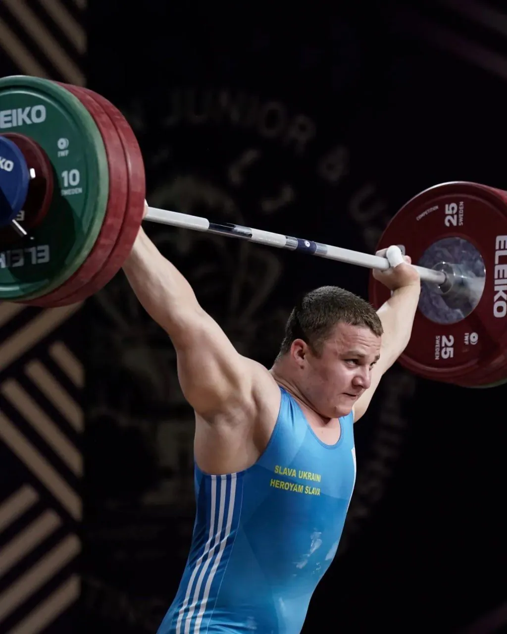 Ukrainian weightlifter wins silver at the European Youth Championships