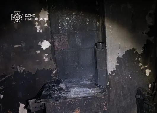 A girl was injured in a house fire in Lviv region