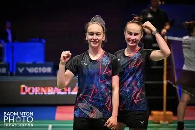 Ukrainian badminton players win historic silver medal at competition in Germany