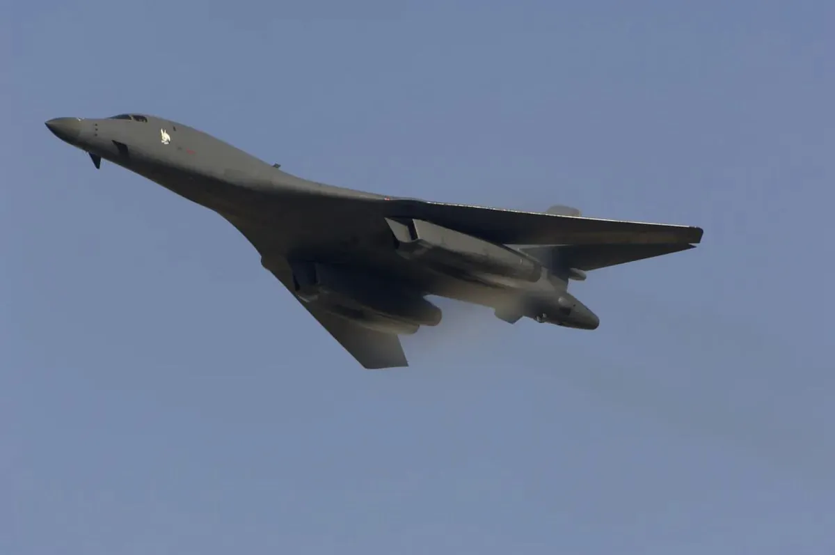 South Korea, the United States, and Japan conducted joint air exercises involving a B-1B bomber