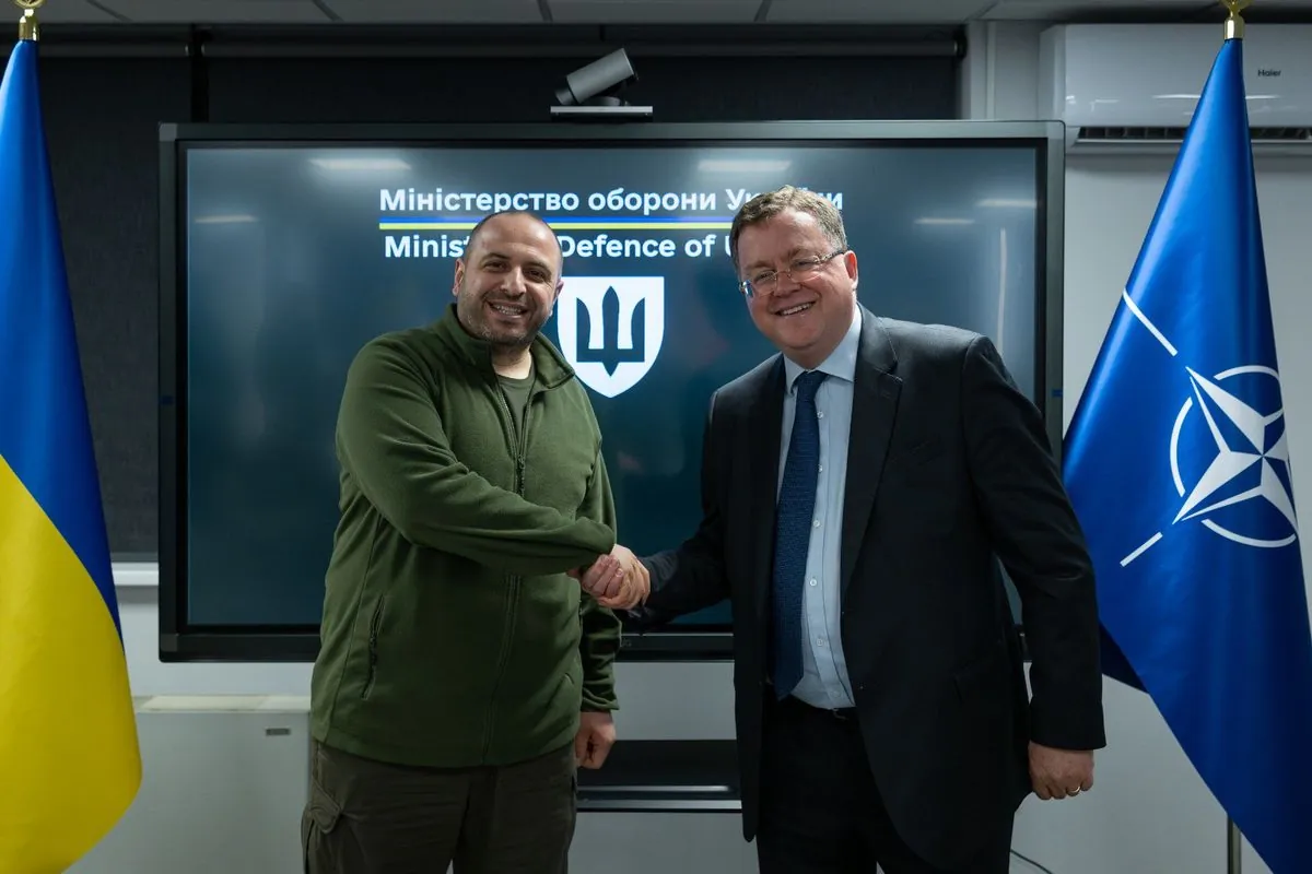 Umerov discusses supply of air defense systems with new NATO Special Representative to Ukraine