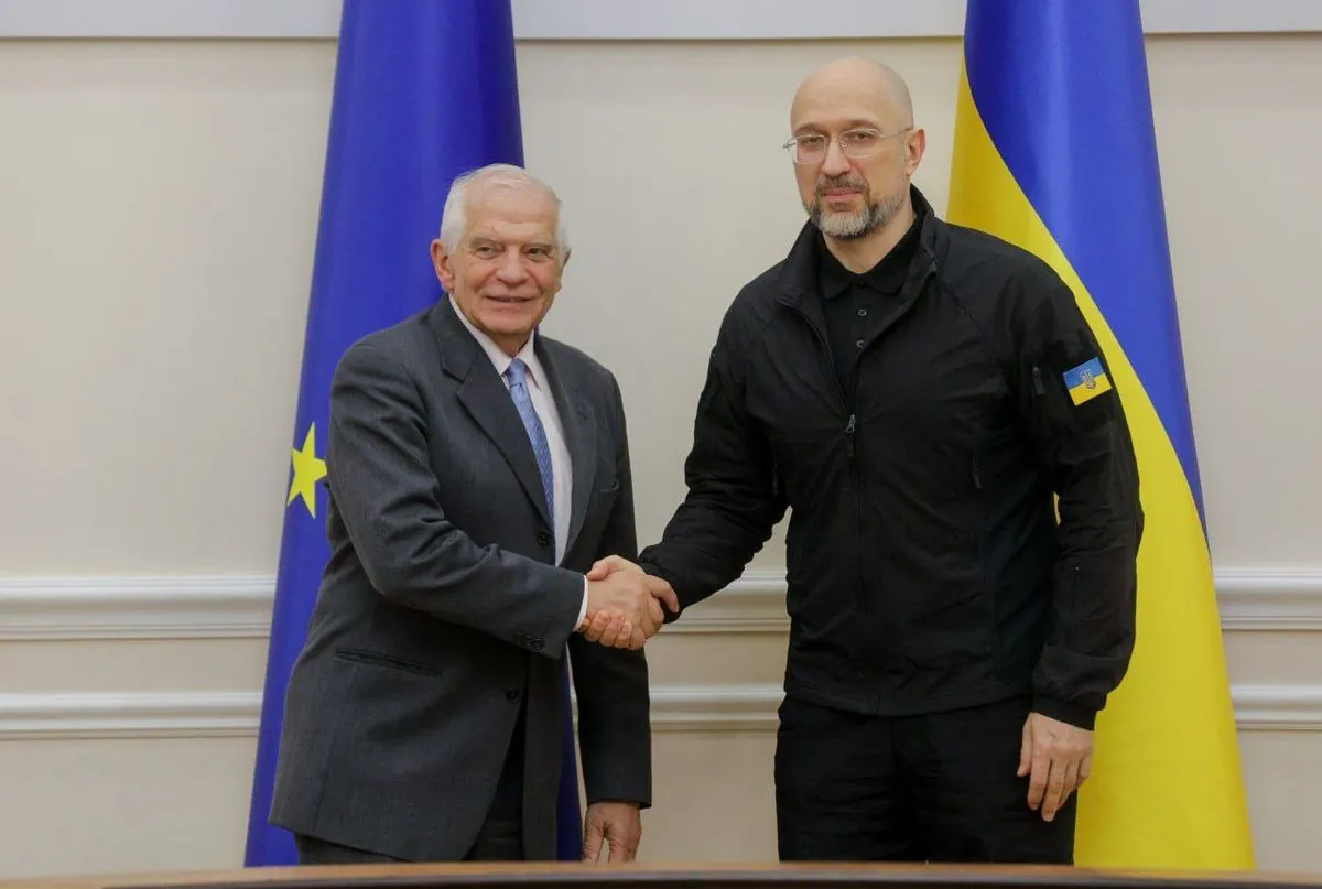 Shmyhal and Borrell discussed further cooperation with the EU and the development of the Ukrainian defense industry