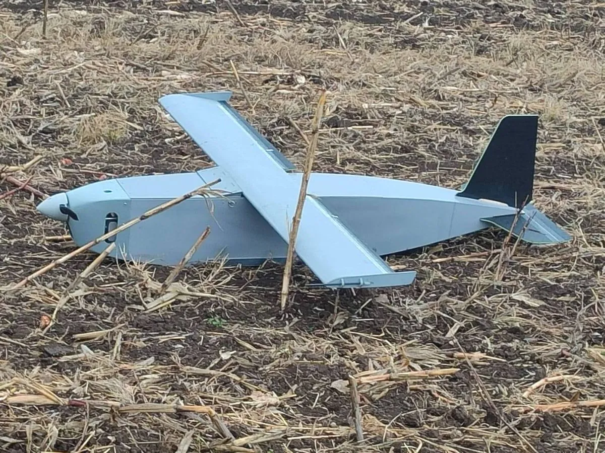 A mysterious drone was found near the village of Cosernita in Moldova