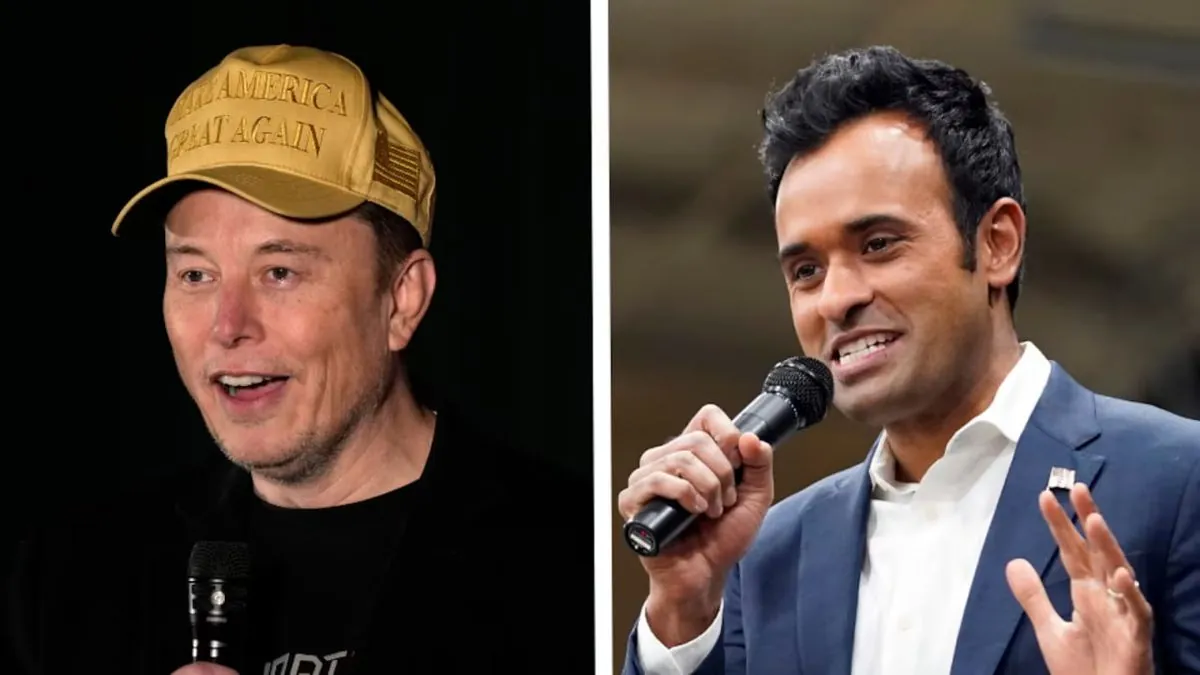 Musk and Ramaswamy to head new ministry in the future Trump administration