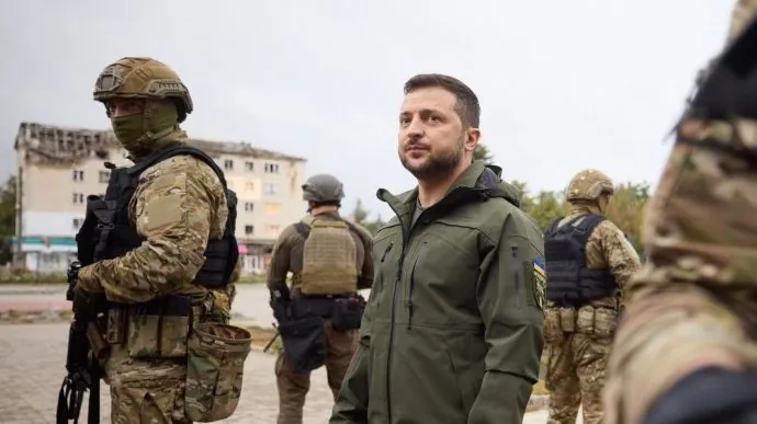 Zelensky arrived in Kupyansk