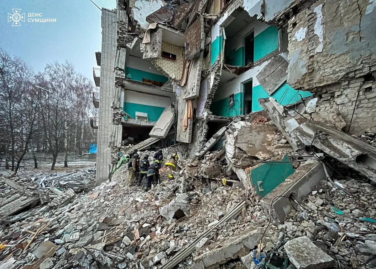 Удар по гуртожитку в Глухові: вже восьмеро загиблих