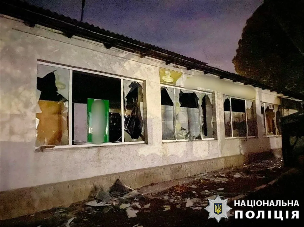 Kindergarten and school damaged in Kyiv region due to falling UAV debris