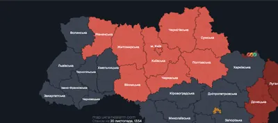 Повітряні Сили попереджають про ракетну загрозу в кількох регіонах України