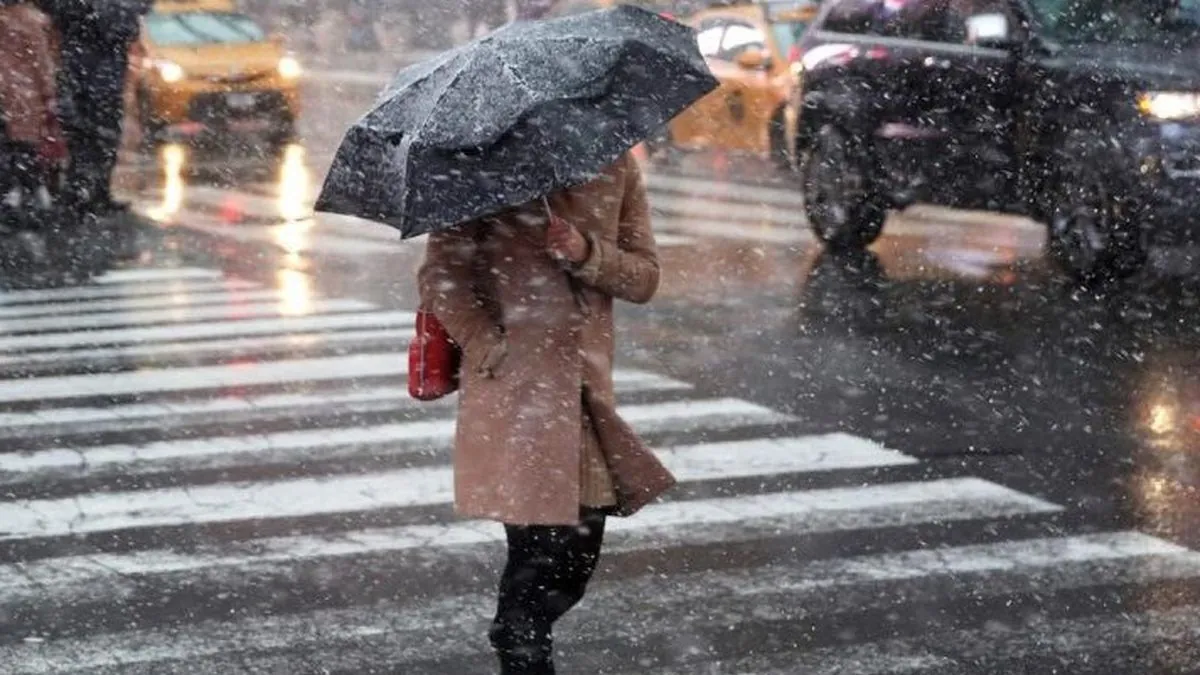 Bad weather is coming to Kyiv: forecasters warn of rain, sleet and ice