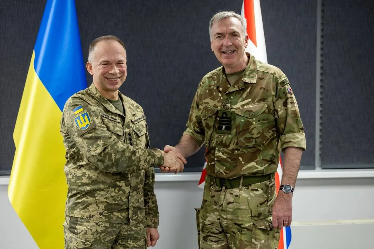 Britain will continue military support for Ukraine: what Syrsky and Radakin discussed