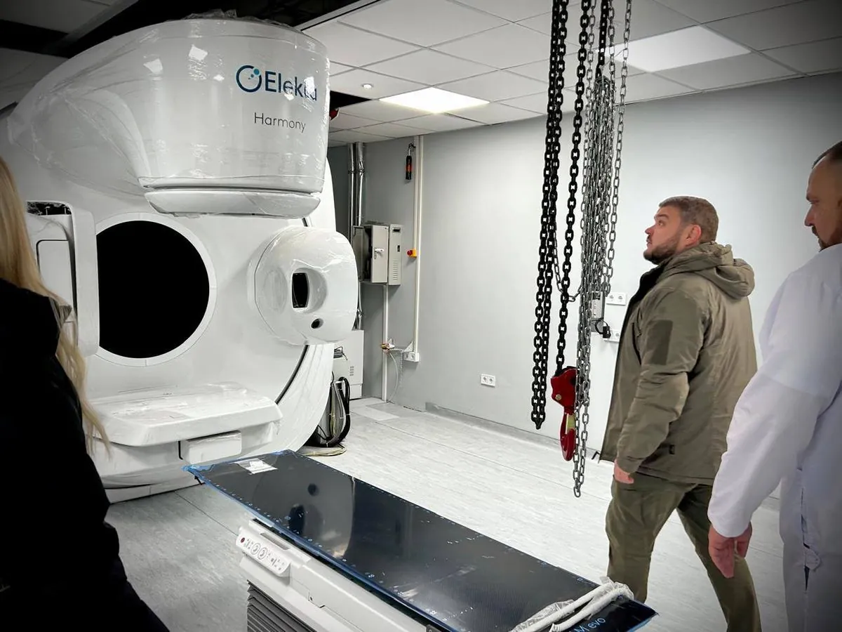 Harlov visited the Odessa Cancer Center with an audit, where a modern linear accelerator is being installed