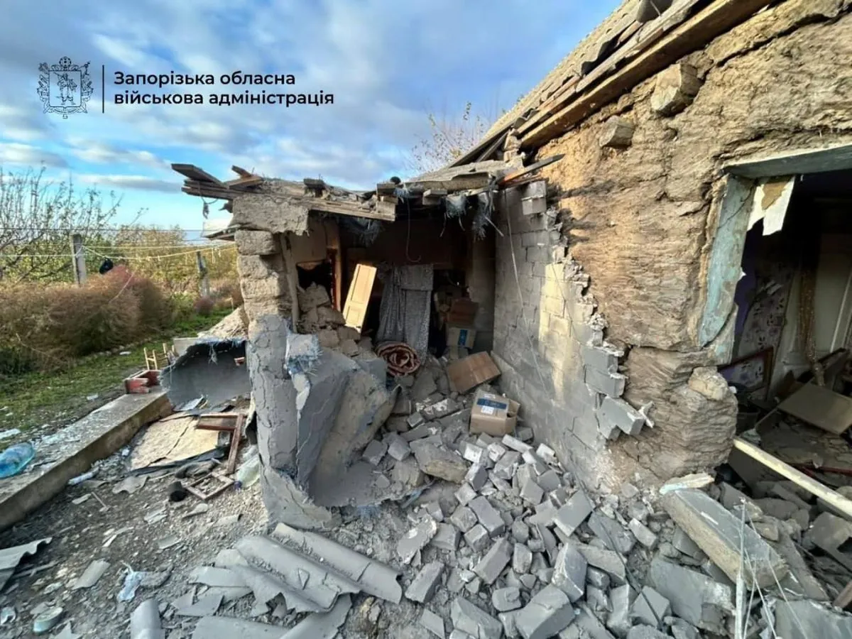 315 strikes on 8 settlements of Zaporizhia region: a 50-year-old man was injured