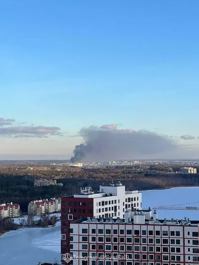 In Russia, a fire broke out at a plant that makes materials for creating UAVs