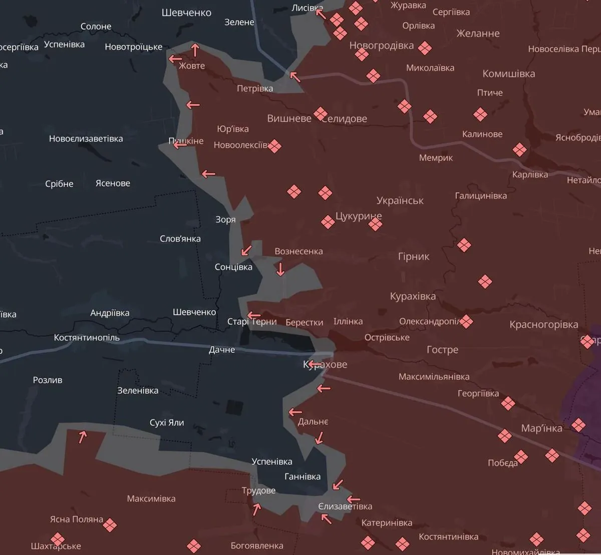 Оккупанты продвинулись на четырех участках фронта: где именно произошли изменения-DeepState