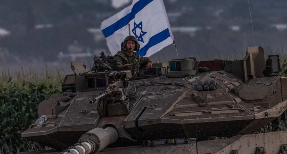 The Israeli army is deploying forces in a buffer zone on the border with Syria