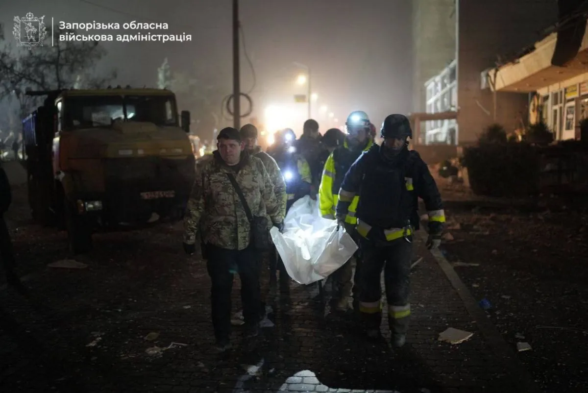 У Запоріжжі з-під завалів дістали тіло ще одного загиблого - ОВА