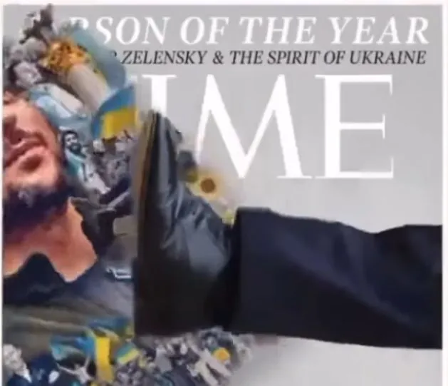 Син Трампа опублікував відео, де його батько "виштовхує" Зеленського з обкладинки Time Син Трампа опублікував відео, де його батько "виштовхує" Зеленського з обкладинки Time