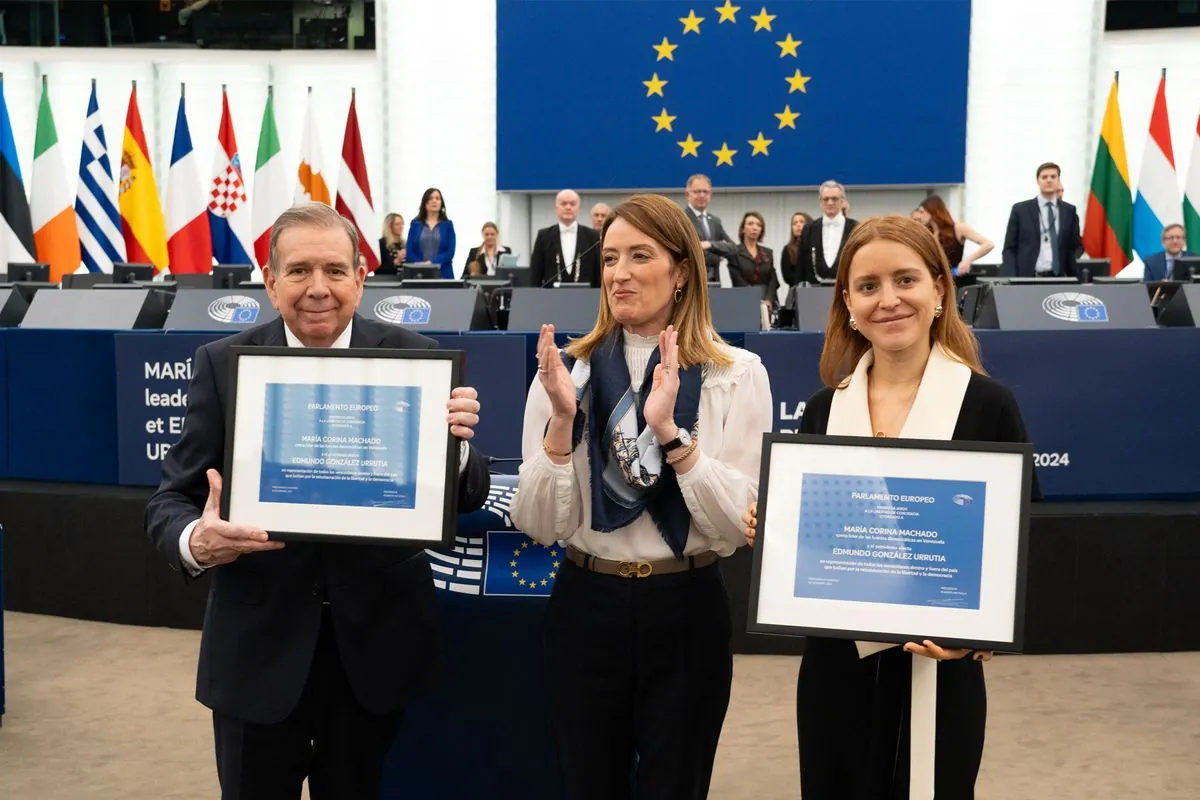 European Parliament awards Sakharov Prize to Venezuelan opposition leaders