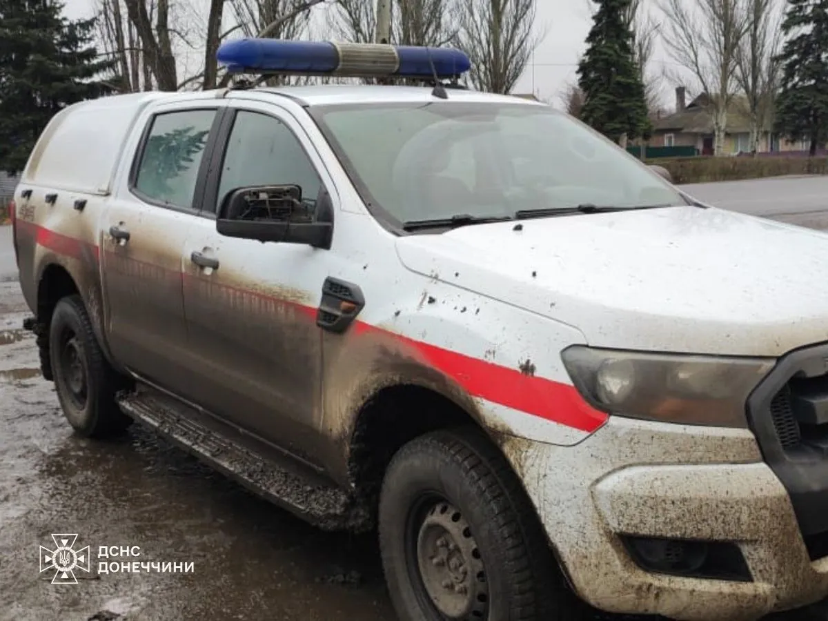 Sappers of the State Emergency Service come under enemy fire in Donetsk region