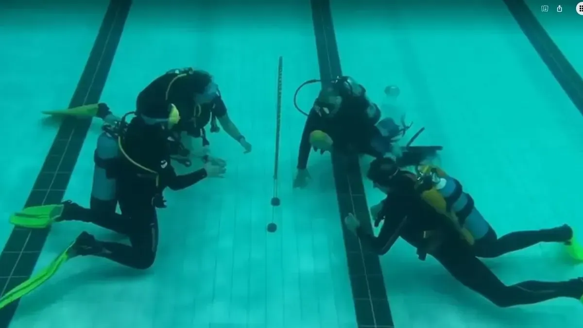 A diving rehabilitation program for military veterans is operating in Brovary - video