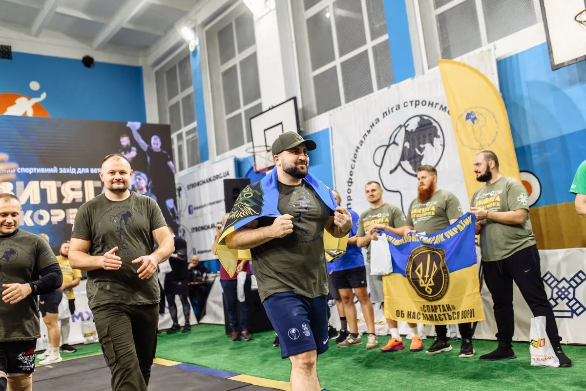 “Victory of the Unconquered": Ukraine's Strongman Team Cup among veterans in a family format was held in Kaniv