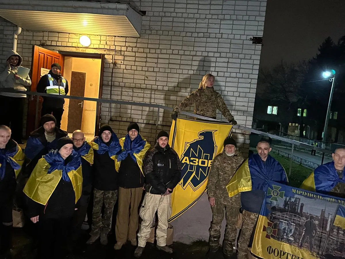 New Year's Eve exchange: 11 Azov fighters returned after almost three years of captivity