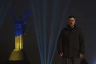 In Zelensky's New Year's greeting, a missile launch from the Sapsan OTRK was shown for the first time