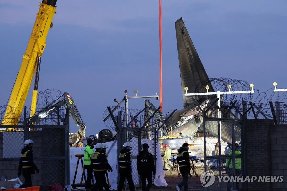 The black box of the plane after the crash in South Korea will be sent to the United States The black box of the plane after the crash in South Korea will be sent to the United States