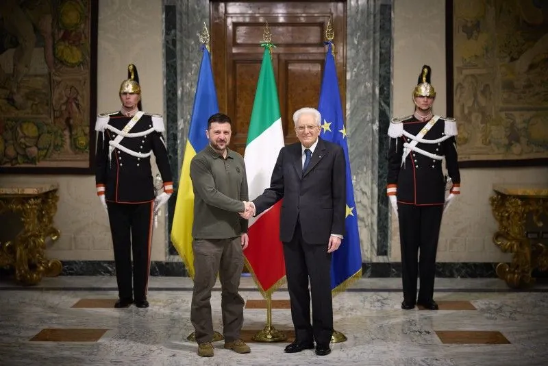 They discussed Ukraine's European integration and the return of children kidnapped by the Russian Federation: Zelenskyy met with the President of Italy